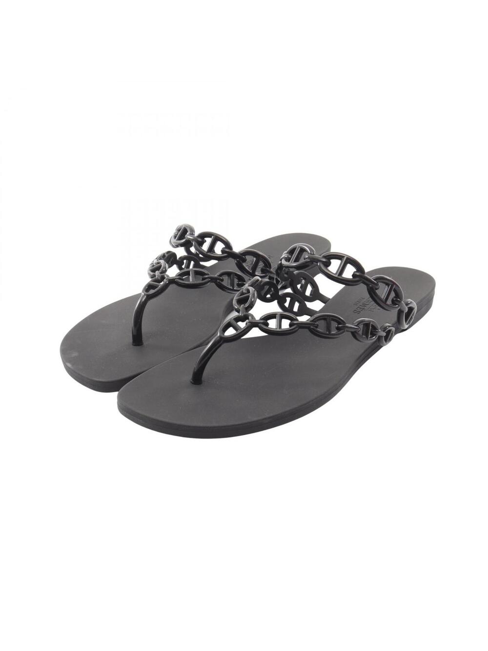Hermes Island Chaine D'Ancre Sandals #373647H44B